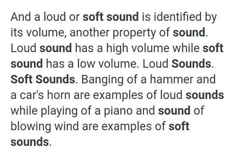what is a soft sound - Brainly.in