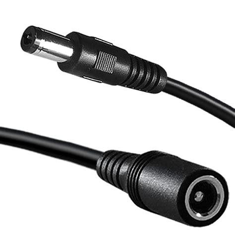 SIOCEN DC Power Extension Cable, 6FT 12V 2.1mm x 5.5mm Male to Female ...