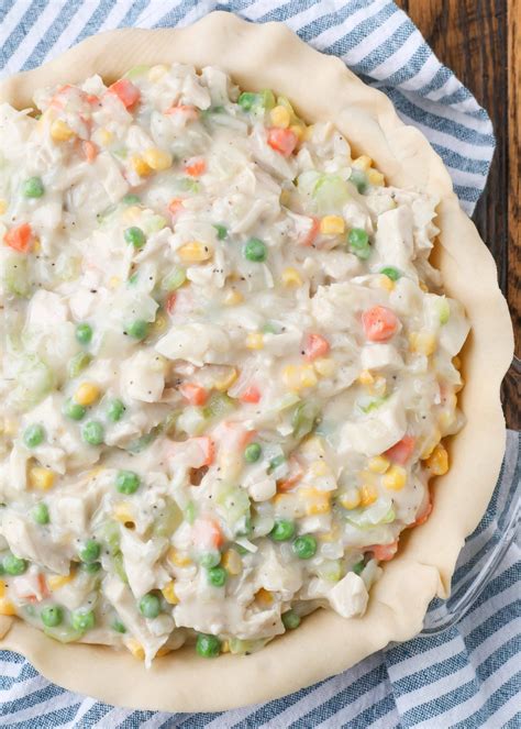 Easy Chicken Pot Pie with Frozen Vegetables - Vegetable Recipes