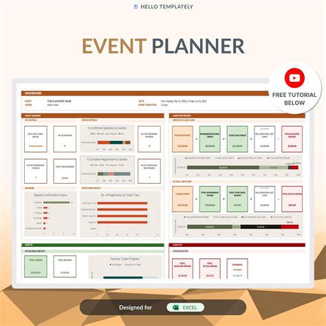 Free Excel Template For Event Planning