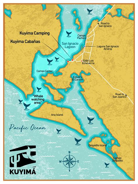 Map of San Ignacio Lagoon