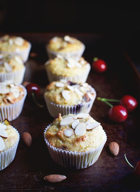 Low-Carb Almond Cherry Muffins Recipe - Simply So Healthy