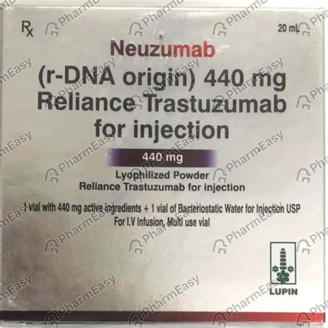 Neuzumab 440 MG Injection (20): Uses, Side Effects, Price & Dosage ...