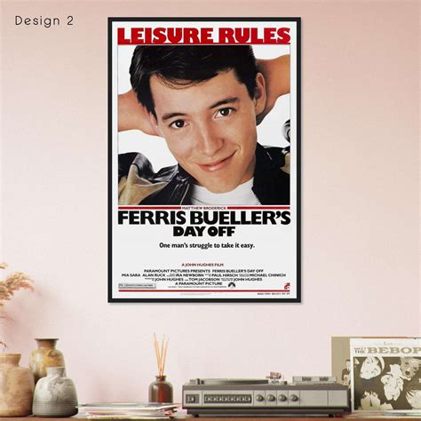 Ferris Bueller's Day Off (1986) Movie Poster Print - Citiesbox