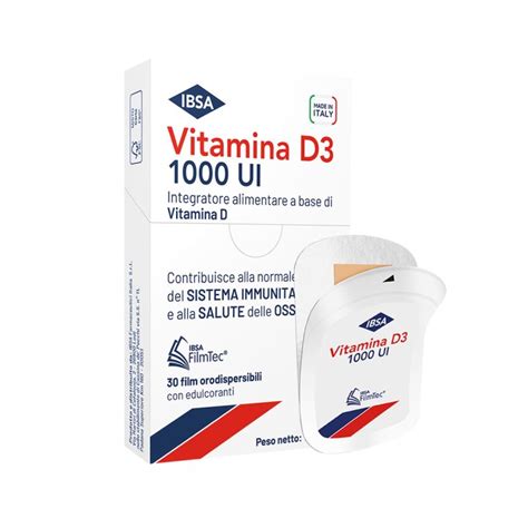 VITAMIN D3 IBSA 1000UI 30FILM