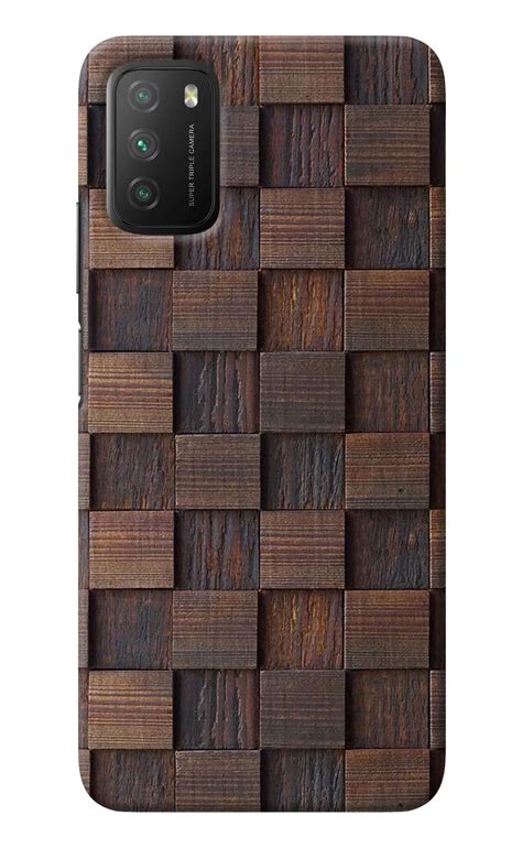 Save Big: Get the Wooden Cube Design Poco M3 Back Cover - Shop Now ...