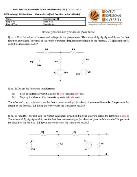56370409 ECE132Assignment 1RB - BASIC ELECTRICAL AND ELECTRONICS ...