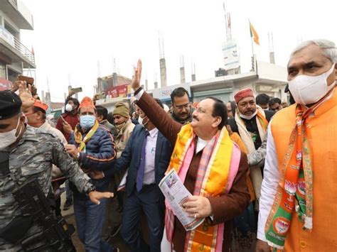 UP Assembly polls: JP Nadda holds door-to-door campaign in Bareilly