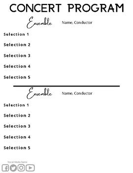 Image result for Winter Concert Program