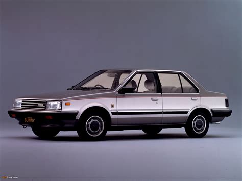 Nissan Sunny Sedan (B11) 1981–85 wallpapers (1600x1200)