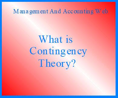 Contingency theory Overview 的图像结果