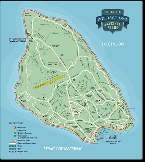 Maps - Mackinac Island Mobility - Self-Guided Tours