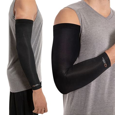 Copper Compression Arm Brace - Copper Infused Sleeve for Arms, Forearm ...