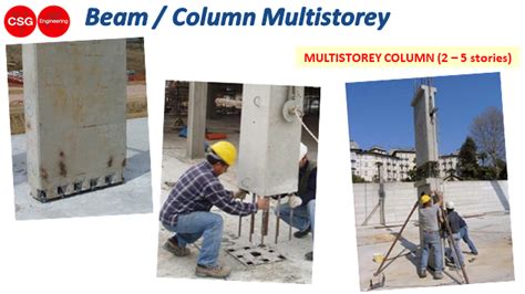 Precast Column Installation