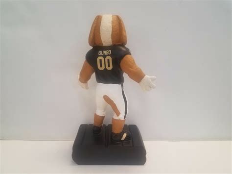 GUMBO the Dog NEW ORLEANS SAINTS Mascot Statue 12" Figurine Limited ...