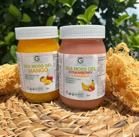 1-16oz Strawberry Banana & Mango Sea Moss Gel