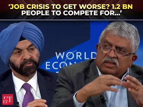 1.2bn youngsters will compete for 400mn jobs!: Ajay Banga, Nandan ...