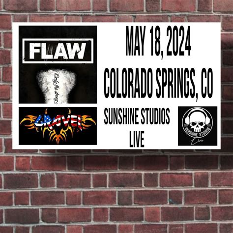 FLAW with Gravel, Sunshine Studios Live, Colorado Springs, 18 May 2024 ...