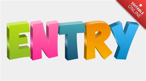 Image result for Entry Def