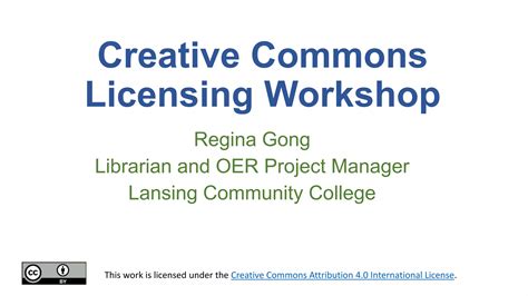 Creative Commons license Tutorial 的图像结果