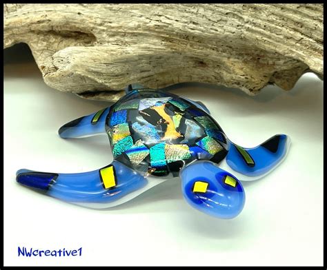 Image result for Glass Blue Turtle