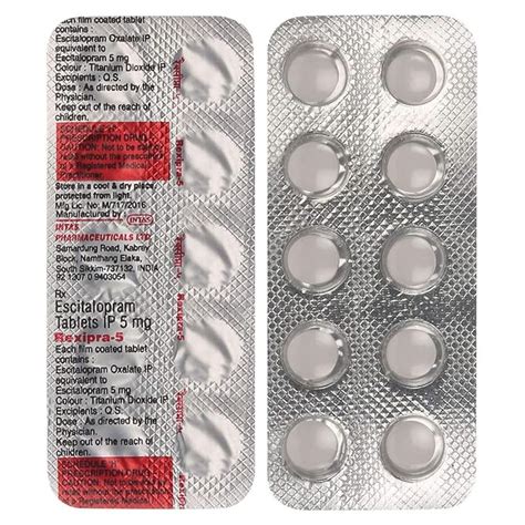 Rexipra-5 - Strip of 10 Tablets : Amazon.in: Health & Personal Care