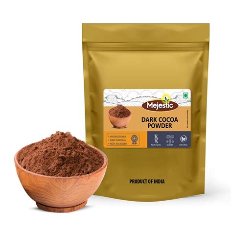 Mejestic Cocoa powder [1 kg [PACK OF 2] 500 GM (cocoa powder ...