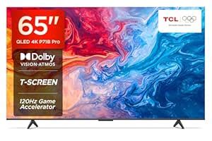 TCL 165 cm (65 inches) 4K Ultra HD Smart QLED Google TV 65P71B Pro ...