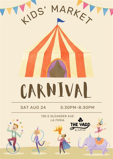 August Kids’ Market - Carnival, 130 E Oleander Ave, La Feria, TX, 24 ...