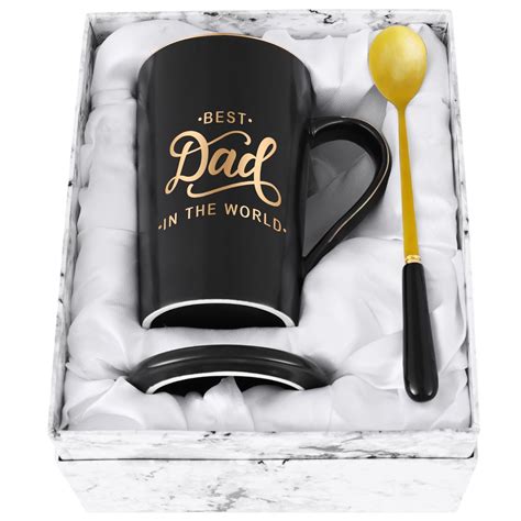 DawnJoanHD Best Dad In The World 14 fl oz Ceramic Coffee Mug, Ideal for ...