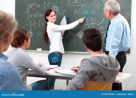 Teacher With High School Students Stock Photography - Image: 23710642