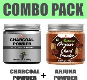 voorkoms Charcoal Arjuna Chaal Powder Natural Detox Blend for Health ...