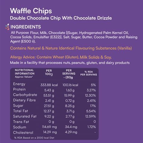 Waffle Chips - Double Choco Chip – Nova Nova