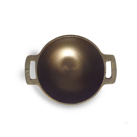 Buy Kichera Pre Seasoned Cast Iron Smooth Kadai | Nonstick Iron Kadhai ...