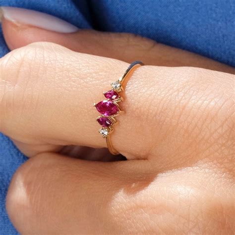 Image result for Small Ruby Ring