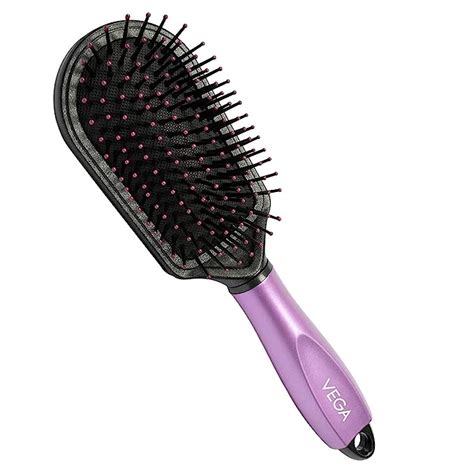 Buy VEGA Cushioned Hair Brush With Cleaner, (E18-CB) Online at Low ...