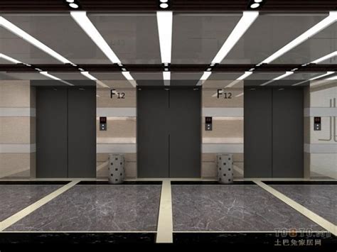 电梯间 – 设计本装修效果图