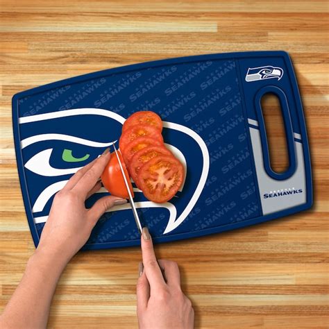 Sportula Seattle Seahawks Logo Series Cutting Board 9-in L x 14-in W ...