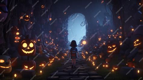 Premium AI Image | The ancient graveyard backdrop with tombstones and ...