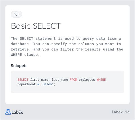 Image result for Basic SQL Select