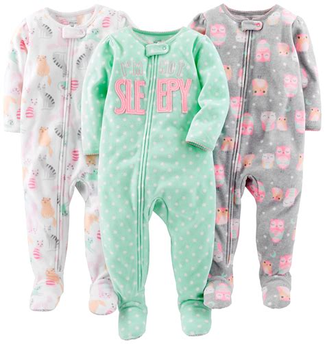 Fleece Footed Pajamas Newborn at David Snider blog