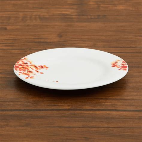 Buy Lucas-Floreale Bone China Printed Appetizer Plate from Home Centre ...