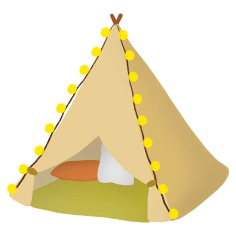 Cute Camping Tent Clipart