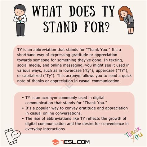 TY Meaning, Origin and Examples • 7ESL