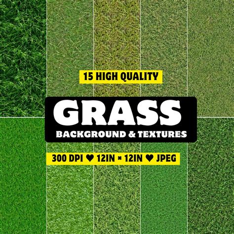 Grass Textures Pack, Digital Textures, Journal Background, Texture ...