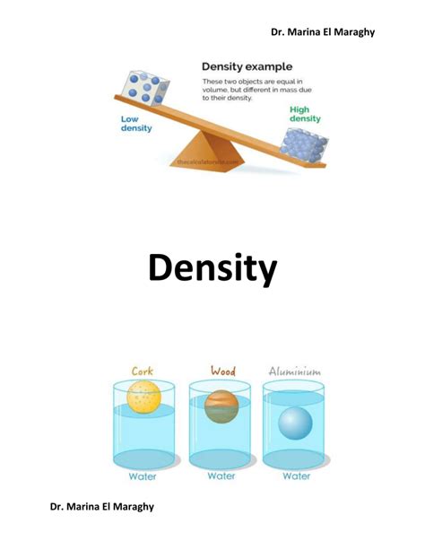 Image result for Density Example Science