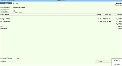 Sales Under VAT in GCC