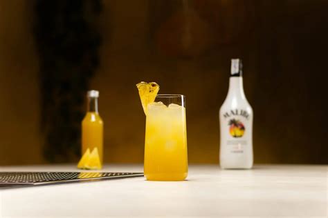 Malibu and Pineapple Cocktail Recipe by DrinksWorld