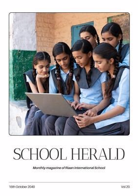 Free Editable School Magazine Cover Design Templates | Canva
