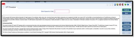 Image result for CPT Code Lookup in 3M Encoder
